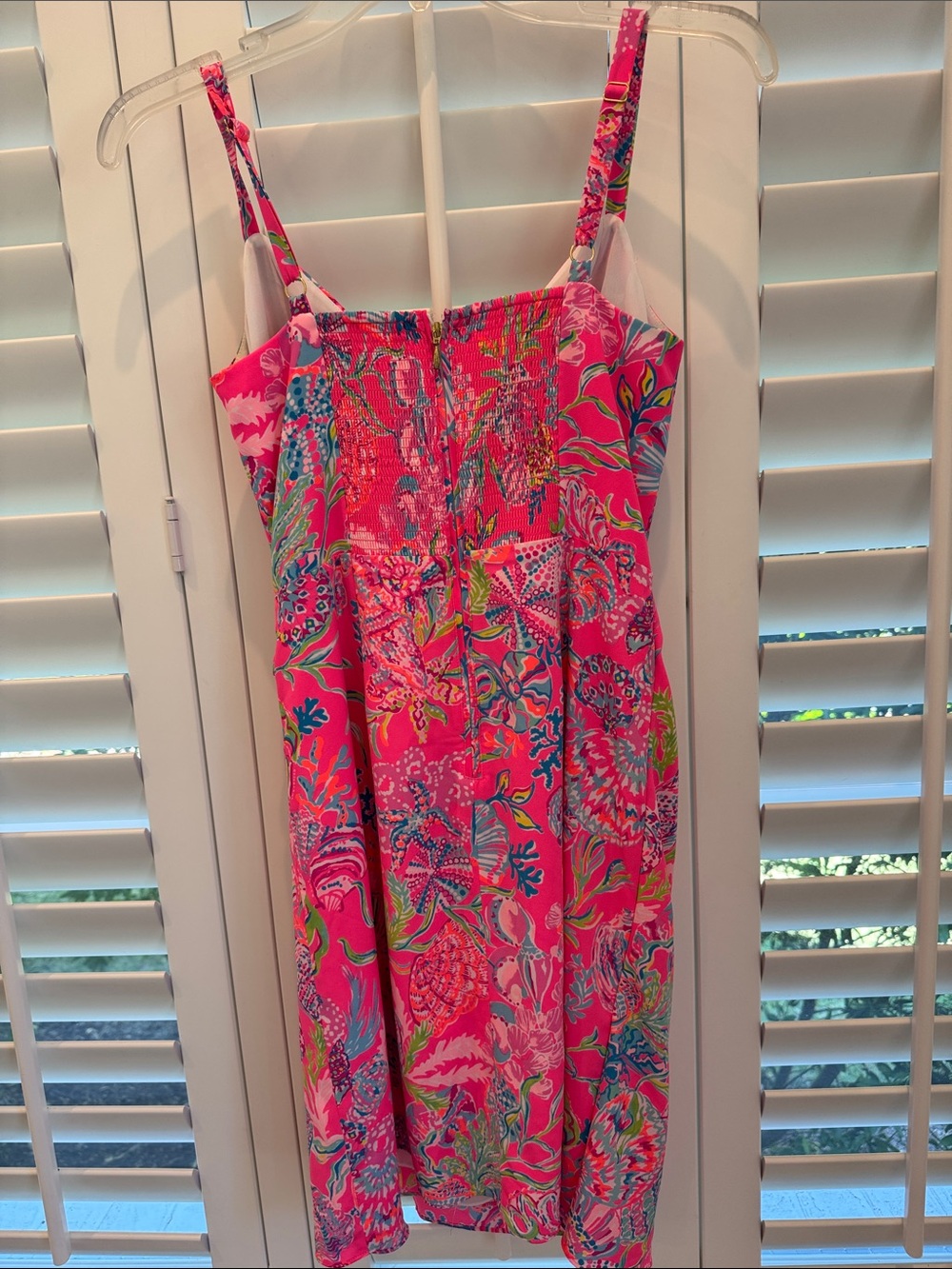 Lilly Pulitzer Shell Me Something Good Scarlet Stretch Dress - Picture 3 of 5